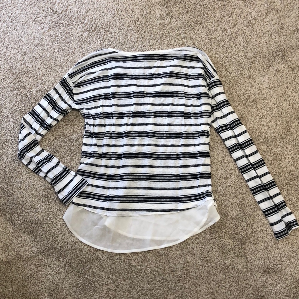 📦 🚚 EVERYTHING MUST GO! Sanctuary Striped Layered Top | S - Picture 2 of 3
